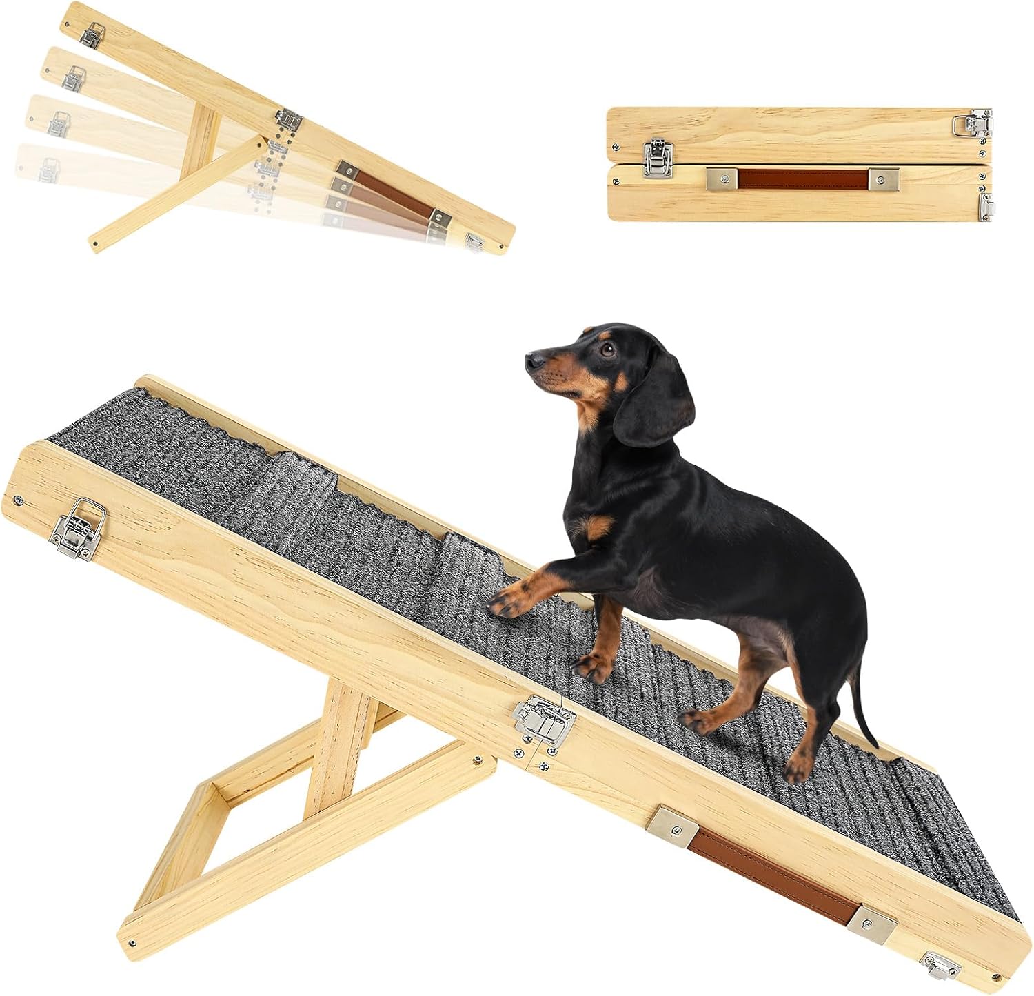 Rampa Plegable para Perros - Acceso a Sofá y Cama